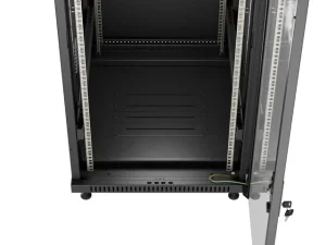 LANBERG 19" VOLNĚ STOJÍCÍ RACKOVÁ SKŘÍŇ 42U/600X800 (FLAT PACK) S PROSKLENÝMI DVEŘMI ČERNÁ - obrázek 7