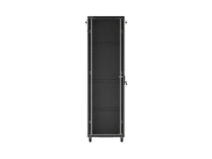 LANBERG 19" VOLNĚ STOJÍCÍ RACKOVÁ SKŘÍŇ 42U/600X800 (FLAT PACK) S PROSKLENÝMI DVEŘMI ČERNÁ - obrázek 9