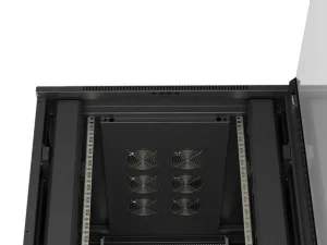 LANBERG 19" VOLNĚ STOJÍCÍ RACKOVÁ SKŘÍŇ 42U/800X1000 (FLAT PACK) S PROSKLENÝMI DVEŘMI ČERNÁ - obrázek 13