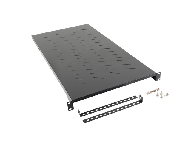 LANBERG 19" PEVNÁ POLICE 1200 MM ČERNÁ (1U/483X910 MM MAX. NOSNOST DO 25 KG, 4BODOVÁ MONTÁŽ)