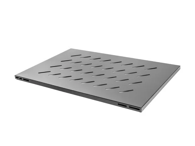LANBERG 19" PEVNÁ POLICE PRO OTEVŘENÝ RACK 1000 MM 1U/480,5X780 MM MAX. NOSNOST DO 120 KG ČERNÁ