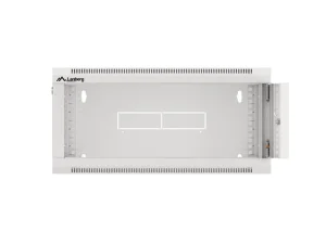 LANBERG RACKOVÁ SKŘÍŇ 19" NÁSTĚNNÁ 4U 600 RYCHLÁ MONTÁŽ (PLOCHÉ BALENÍ) ŠEDÁ - obrázek 4