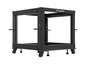 LANBERG OTEVŘENÝ RACK 9U 19" 600X600-1100 NASTAVITELNÝ ČERNÝ - obrázek 6