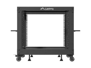 LANBERG OTEVŘENÝ RACK 9U 19" 600X600-1100 NASTAVITELNÝ ČERNÝ - obrázek 7