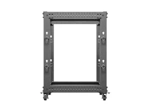 LANBERG OTEVŘENÝ RACK 15U 19" 600X600-1100 NASTAVITELNÝ ČERNÝ - obrázek 4