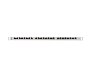 LANBERG PATCH PANEL 24 PORTŮ 0,5U 19" CAT.6 FTP STÍNĚNÝ ŠEDÝ - obrázek 3
