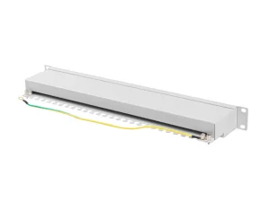 LANBERG PATCH PANEL 24 PORTŮ 1U 19" CAT.6A FTP STÍNĚNÝ ŠEDÝ - obrázek 3