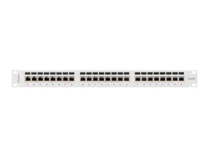 LANBERG PATCH PANEL 24 PORTŮ 1U 19" CAT.6A FTP STÍNĚNÝ ŠEDÝ - obrázek 5