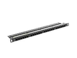 LANBERG PATCH PANEL 24 PORTŮ 0,5U 19" CAT.6 UTP ČERNÝ LANBERG - obrázek 5