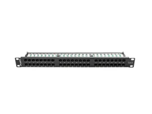 LANBERG PATCH PANEL 48 PORTŮ 1U 19" CAT.6 UTP ČERNÝ - obrázek 4