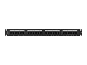 LANBERG PATCH PANEL 24 PORTŮ 1U 19" CAT.6A UTP ČERNÝ - obrázek 4