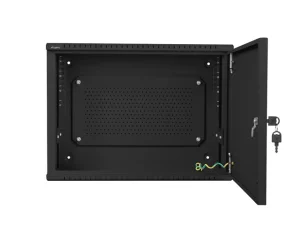 LANBERG 19" RACKOVÁ SKŘÍŇ PRO MONTÁŽ NA STĚNU 4U+3U/540X200 NÍZKOPROFILOVÁ ČERNÁ (SMONTOVANÁ) - obrázek 5