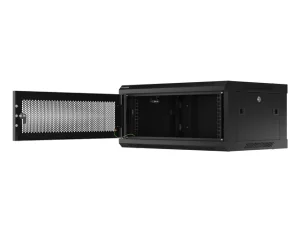 LANBERG RACKOVÁ SKŘÍŇ 19" NÁSTĚNNÁ 4U/600X450 S PERFOROVANÝMI DVEŘMI ČERNÁ (PLOCHÉ BALENÍ) - obrázek 12