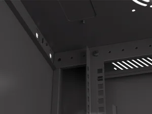 LANBERG RACKOVÁ SKŘÍŇ 19" NÁSTĚNNÁ 4U/600X450 S PERFOROVANÝMI DVEŘMI ČERNÁ (PLOCHÉ BALENÍ) - obrázek 9