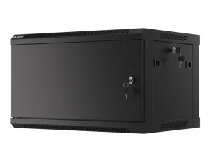 LANBERG RACKOVÁ SKŘÍŇ 19" PRO MONTÁŽ NA STĚNU 6U/600X450 PRO VLASTNÍ MONTÁŽ S KOVOVÝMI DVEŘMI ČERNÁ - obrázek 14