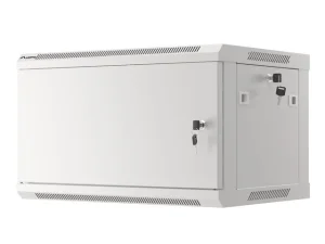 LANBERG RACKOVÁ SKŘÍŇ 19" PRO MONTÁŽ NA STĚNU 6U/600X450 PRO VLASTNÍ MONTÁŽ S KOVOVÝMI DVEŘMI ŠEDÁ - obrázek 11
