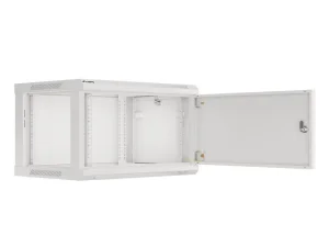 LANBERG RACKOVÁ SKŘÍŇ 19" PRO MONTÁŽ NA STĚNU 6U/600X450 PRO VLASTNÍ MONTÁŽ S KOVOVÝMI DVEŘMI ŠEDÁ - obrázek 12