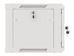 LANBERG RACKOVÁ SKŘÍŇ 19" PRO MONTÁŽ NA STĚNU 6U/600X450 PRO VLASTNÍ MONTÁŽ S KOVOVÝMI DVEŘMI ŠEDÁ - obrázek 14