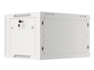 LANBERG RACKOVÁ SKŘÍŇ 19" PRO MONTÁŽ NA STĚNU 6U/600X450 PRO VLASTNÍ MONTÁŽ S KOVOVÝMI DVEŘMI ŠEDÁ - obrázek 3
