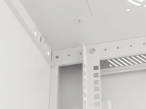 LANBERG RACKOVÁ SKŘÍŇ 19" PRO MONTÁŽ NA STĚNU 6U/600X450 PRO VLASTNÍ MONTÁŽ S KOVOVÝMI DVEŘMI ŠEDÁ - obrázek 4