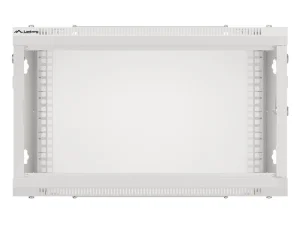 LANBERG RACKOVÁ SKŘÍŇ 19" PRO MONTÁŽ NA STĚNU 6U/600X450 PRO VLASTNÍ MONTÁŽ S KOVOVÝMI DVEŘMI ŠEDÁ - obrázek 8