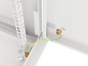 LANBERG RACKOVÁ SKŘÍŇ 19" PRO MONTÁŽ NA STĚNU 6U/600X450 PRO VLASTNÍ MONTÁŽ S KOVOVÝMI DVEŘMI ŠEDÁ - obrázek 9