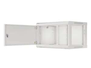 LANBERG RACKOVÁ SKŘÍŇ 19" PRO MONTÁŽ NA STĚNU 6U/600X450 PRO VLASTNÍ MONTÁŽ S KOVOVÝMI DVEŘMI ŠEDÁ - obrázek 10