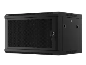 LANBERG 19" RACKOVÁ SKŘÍŇ PRO MONTÁŽ NA STĚNU 6U/600X450 S PERFOROVANÝMI DVEŘMI ČERNÁ-PLOCHÉ BALENÍ - obrázek 11