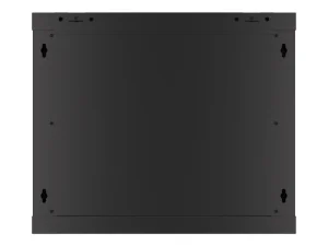 LANBERG 19" RACKOVÁ SKŘÍŇ PRO MONTÁŽ NA STĚNU 9U/600X450 PRO VLASTNÍ MONTÁŽ S KOVOVÝMI DVEŘMI ČERNÁ - obrázek 3