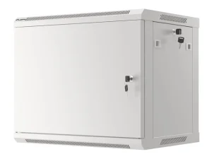 LANBERG RACKOVÁ SKŘÍŇ 19" PRO MONTÁŽ NA STĚNU 9U/600X450 PRO VLASTNÍ MONTÁŽ S KOVOVÝMI DVEŘMI ŠEDÁ - obrázek 10