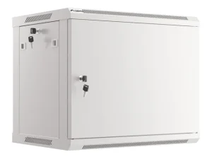 LANBERG RACKOVÁ SKŘÍŇ 19" PRO MONTÁŽ NA STĚNU 9U/600X450 PRO VLASTNÍ MONTÁŽ S KOVOVÝMI DVEŘMI ŠEDÁ