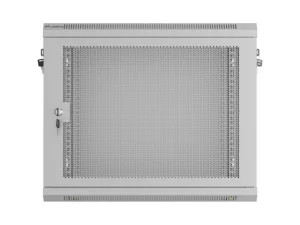 NÁSTĚNNÁ INSTALAČNÍ SKŘÍŇ 19" 9U 600X450 ŠEDÉ PERFOROVANÉ DVEŘE - PLOCHÉ BALENÍ - obrázek 7