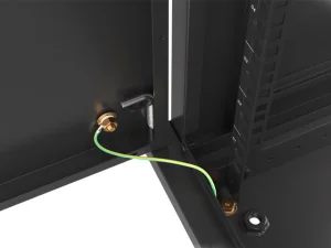 LANBERG RACKOVÁ SKŘÍŇ 19" NÁSTĚNNÁ 12U/600X450 PRO VLASTNÍ MONTÁŽ S KOVOVÝMI DVEŘMI ČERNÁ - obrázek 4