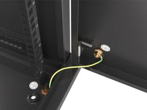 LANBERG RACKOVÁ SKŘÍŇ 19" NÁSTĚNNÁ 12U/600X450 PRO VLASTNÍ MONTÁŽ S KOVOVÝMI DVEŘMI ČERNÁ - obrázek 5