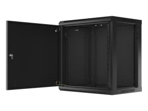 LANBERG RACKOVÁ SKŘÍŇ 19" NÁSTĚNNÁ 12U/600X450 PRO VLASTNÍ MONTÁŽ S KOVOVÝMI DVEŘMI ČERNÁ - obrázek 6