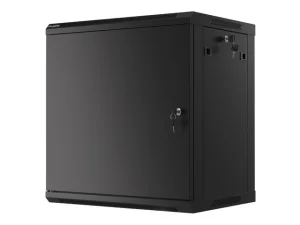 LANBERG RACKOVÁ SKŘÍŇ 19" NÁSTĚNNÁ 12U/600X450 PRO VLASTNÍ MONTÁŽ S KOVOVÝMI DVEŘMI ČERNÁ - obrázek 7