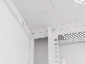 LANBERG RACKOVÁ SKŘÍŇ 19" NÁSTĚNNÁ 12U/600X450 PRO VLASTNÍ MONTÁŽ S KOVOVÝMI DVEŘMI ŠEDÁ - obrázek 12