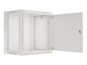 LANBERG RACKOVÁ SKŘÍŇ 19" NÁSTĚNNÁ 12U/600X450 PRO VLASTNÍ MONTÁŽ S KOVOVÝMI DVEŘMI ŠEDÁ - obrázek 8
