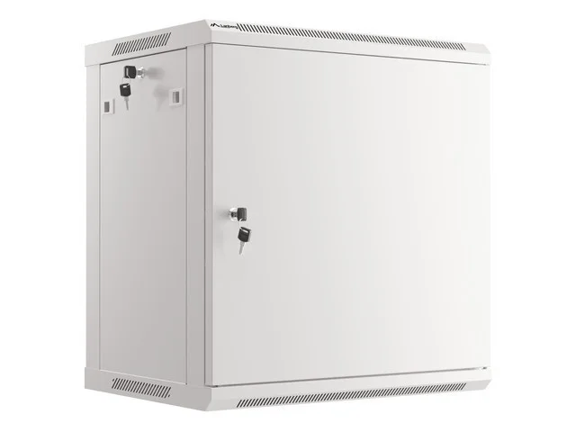 LANBERG RACKOVÁ SKŘÍŇ 19" NÁSTĚNNÁ 12U/600X450 PRO VLASTNÍ MONTÁŽ S KOVOVÝMI DVEŘMI ŠEDÁ