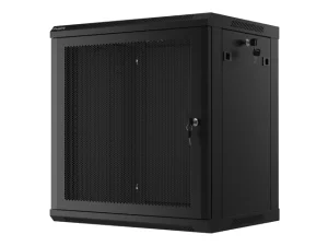 LANBERG 19" RACKOVÁ SKŘÍŇ 12U/600X450 S PERFOROVANÝMI DVEŘMI ČERNÁ - PLOCHÉ BALENÍ - obrázek 5