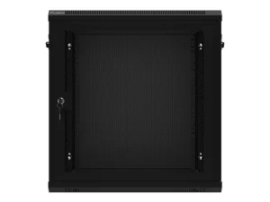 LANBERG 19" RACKOVÁ SKŘÍŇ 12U/600X450 S PERFOROVANÝMI DVEŘMI ČERNÁ - PLOCHÉ BALENÍ - obrázek 10