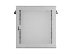 NÁSTĚNNÁ INSTALAČNÍ SKŘÍŇ 19" 12U 600X450 ŠEDÉ PERFOROVANÉ DVEŘE - PLOCHÉ BALENÍ - obrázek 15