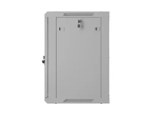 NÁSTĚNNÁ INSTALAČNÍ SKŘÍŇ 19" 12U 600X450 ŠEDÉ PERFOROVANÉ DVEŘE - PLOCHÉ BALENÍ - obrázek 2