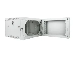 LANBERG RACKOVÁ SKŘÍŇ 19" DVOUDÍLNÁ NÁSTĚNNÁ 6U/600X600 (FLAT PACK) ŠEDÁ - obrázek 2