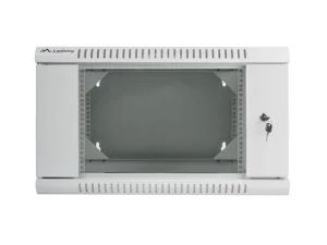 LANBERG RACKOVÁ SKŘÍŇ 19" DVOUDÍLNÁ NÁSTĚNNÁ 6U/600X600 (FLAT PACK) ŠEDÁ - obrázek 5