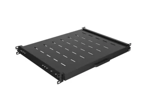 LANBERG POSUVNÁ POLICE PRO 19" RACKOVÉ SKŘÍNĚ 350MM ČERNÁ (1U/445X350MM, NOSNOST 35KG, 4-BODOVÉ M - obrázek 2
