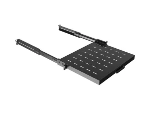 LANBERG POSUVNÁ POLICE PRO 19" RACKOVÉ SKŘÍNĚ 350MM ČERNÁ (1U/445X350MM, NOSNOST 35KG, 4-BODOVÉ M - obrázek 6