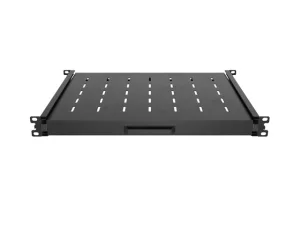 LANBERG POSUVNÁ POLICE PRO 19" RACKOVÉ SKŘÍNĚ 350MM ČERNÁ (1U/445X350MM, NOSNOST 35KG, 4-BODOVÉ M - obrázek 7