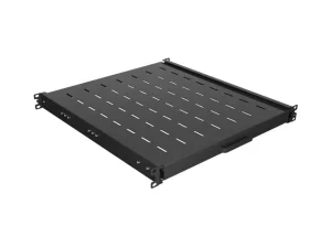 LANBERG POSUVNÁ POLICE PRO 19" RACKOVÉ SKŘÍNĚ 500MM ČERNÁ (1U/445X500MM, NOSNOST DO 35KG, 4-P - obrázek 9