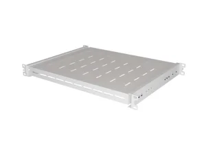 LANBERG POSUVNÁ POLICE PRO 19" RACKOVÉ SKŘÍNĚ 350MM ŠEDÁ (1U/445X350MM, NOSNOST DO 35KG, 4PO - obrázek 5
